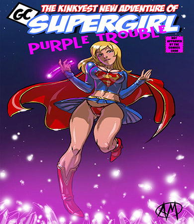SUPER GIRL Purple Trouble