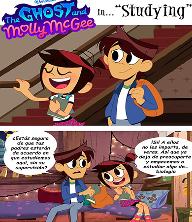 MOLLY and OLLIE - Estudiándonos