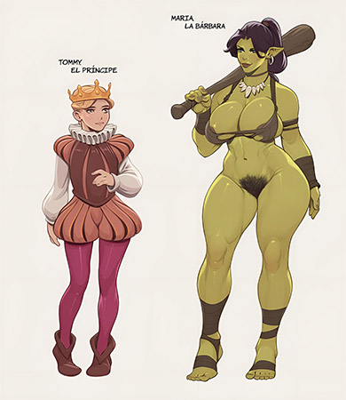 The PRINCE and the BARBARIAN