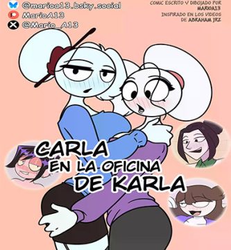 CARLA en la oficina de KARLA